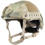 Шлем защитный Ops-Core FAST с быстрой затяжкой ATACS FG [A.C.M.]